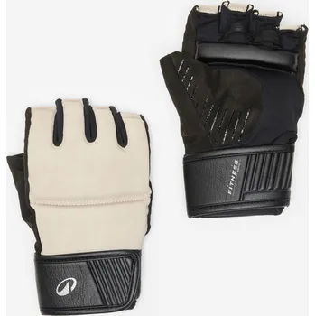 Rukavice DOMYOS Rukavice na kardio box XS-S BÉŽOVÁ