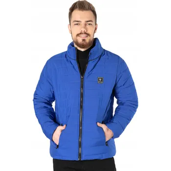 Pánská softshellová bunda Zimní Pánská Zateplená Prošívaná Bunda 6378-02 XL