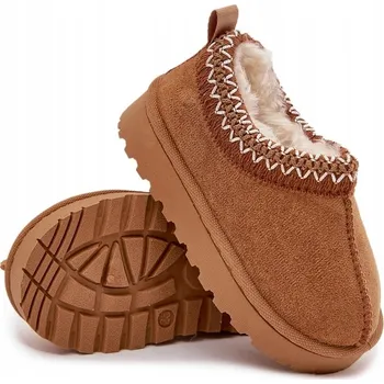 Dívčí sněhule Butosklep dětské sněhule hnědé velikost 30