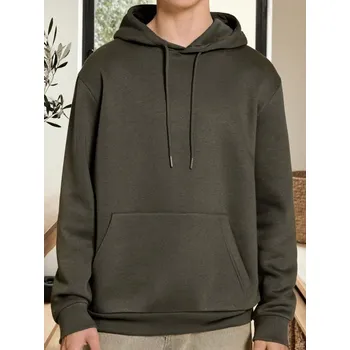 Pánský svetr Sinsay - Základní hoodie - neonová - 2326O-71X - 2326O-71X-3XL