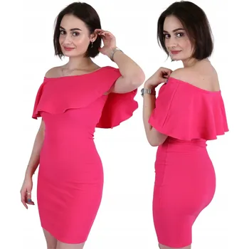 Dámské šaty Šaty John Zack XS fuchsiové barvy