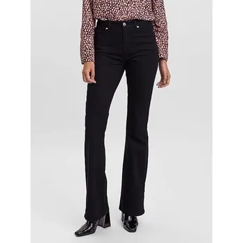 Dámské džíny VERO MODA ČERNÉ DŽÍNY S ROZPARKY (26/32)