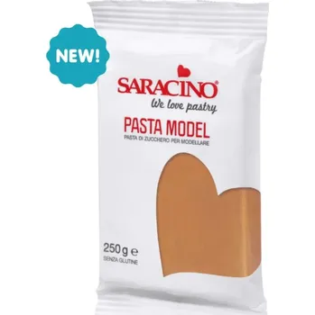 Saracino modelovací hmota světle hnědá 250g