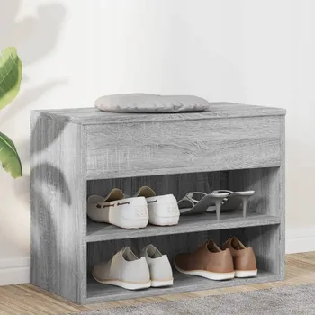 VidaXL Krabička na boty šedý