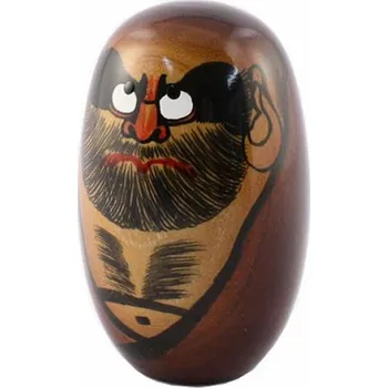 Japonská panenka Kokeshi Daruma, 9,5 cm