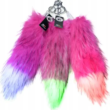 Svítící ocas velryby přívěsek na klíče na helmu LED PRO LYŽAŘSKOU/MOTO HELMU