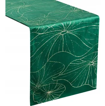 Prostěradlo Běžec na stůl odstíny zelené 180 x 35 cm