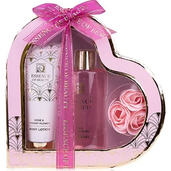 Kosmetická sada Salsa ESSENCE OF BEAUTY, dárková sada srdce 5dílná