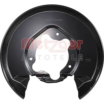 Brzdový kotouč Ochranný plech proti rozstřikování, brzdový kotouč METZGER 6115643