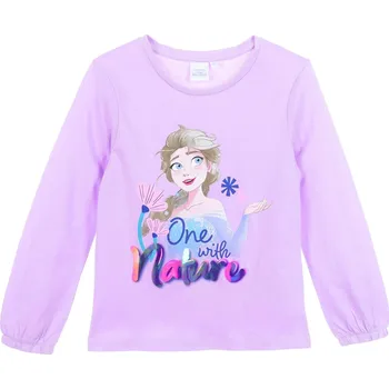 Dívčí oblečení Frozen (Ledové království) TRIKO FROZEN dlouhý rukáv (fialové) Velikost: 6