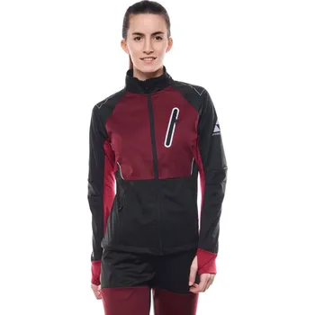 Dámská softshellová bunda Bunda Fischer ASARNA SOFTSHELL S černá/červená