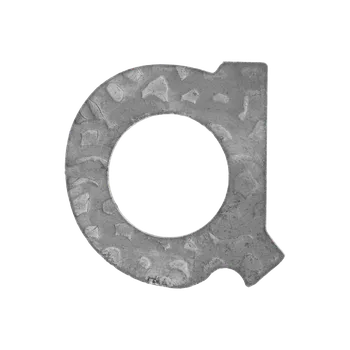 Domovní cedule Domovní písmeno a, 120x80mm zdobené, bez povrchové úpravy