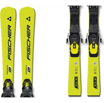 Sjezdové lyže Lyže Fischer RC4 WC JR M/O JR + RC4 Z9 23/24 140 žlutá/černá