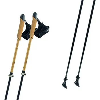 Nordic walkingová hůl Hůlky Komperdell BAYAMO VARIO Carbon 105-125 černá/béžová