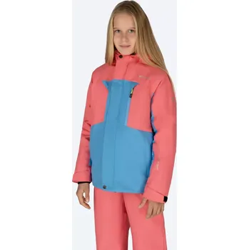 Chlapecká bunda Bunda Fischer DASH JR 128 červená/modrá/růžová