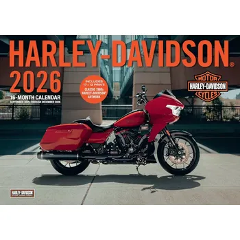 Kalendář Motorbooks International Nástěnný kalendář Harley-Davidson 2026