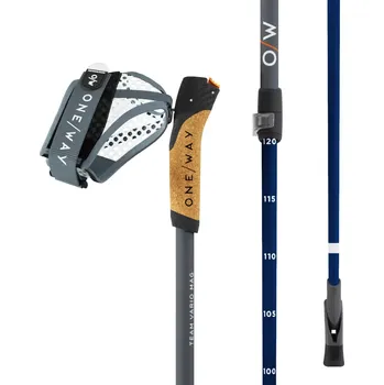 Nordic walkingová hůl Hůlky Oneway TEAM VARIO MAG 95-130 černá