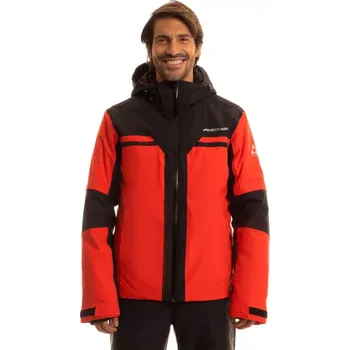 Bunda Fischer CASCADE S červená/černá