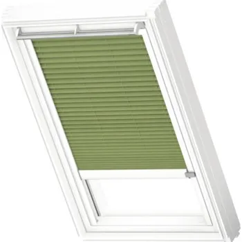 Roleta Plisé roleta na střešní okno VELUX elektrická FML M04 1280KWL zelená