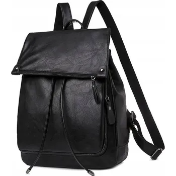 Městský batoh Růžový batoh dámský do školy eko kůže