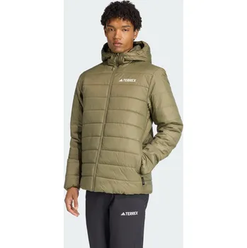 ADIDAS Zateplená bunda s kapucí Terrex Multi Essentials CLIMAWARM S BÉŽOVÁ