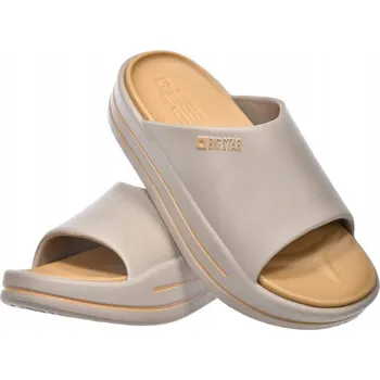 Dámské pantofle Dámské Nazouváky BIG STAR béžové Pro Mládež UNISEX sportovní HIGH 40