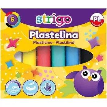 Modelovací hmota PLASTELÍNA 6 BAREV STRIGO