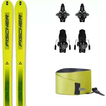 Sjezdové lyže Lyže Fischer TRANSALP 90 CARBON + TOUR CLASSIC ST BRAKE 92 + pásy 22/23 162 žlutá/černá