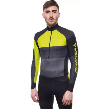 cyklistický dres Tričko Fischer DYNAMIC RACING S černá