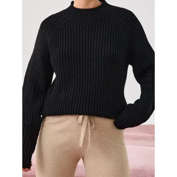 Dámský svetr Sinsay - Svetr z tlustého úpletu - černá - 246FJ-99X - 246FJ-99X-S