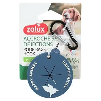 tréninková pomůcka pro psa Držák sáčků na exkrementy s karab. tm. modrá YC Zolux