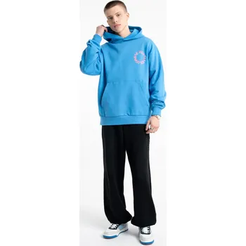 Reporter Young | Chlapecké černé tepláky OVERSIZE s plastickou výšivkou "ASCENSION" - Barva ČERNÁ, Velikost 158 253-0117B-53-100-1