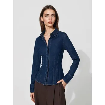 Dámská móda Džínová košile - XL - House - námořnictvo - 146HE-59J