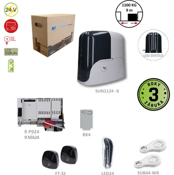 SUNKIT120 sada pro posuvnou bránu do 1100 kg