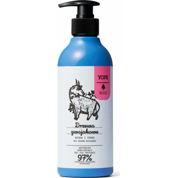 Masážní přístroj Yope YOPE WOOD Sprchový gel Guaiac Wood, Myrha, Tonka 400 ml