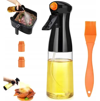 Nádoba na olej a ocet ROZPRAŠOVAČ 200 ML NA OLEJ, OLIVOVÝ OLEJ, OCET DÁVKOVAČ VE SPREJI SKLENĚNÝ