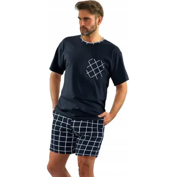 Pánské pyžamo Sesto Senso pánské pyžamo 2024/01 krátký rukáv, velikost M