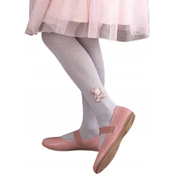 KNITTEX JULITA DÍVČÍ PUNČOCHÁČE ŠEDÉ 128/134