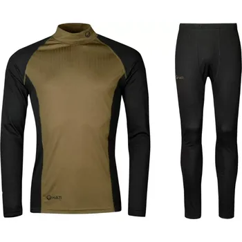 Set pánského termoprádla Set Halti Avion 3XL černá/hnědá