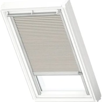 Roleta Plisé roleta na střešní okno VELUX na solární pohon FSC CK06 1171K šedá