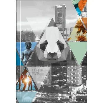 Poznámková kniha A5, čtverečkovaná