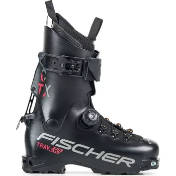Sjezdové boty Lyžařské boty Fischer TRAVERS CTX WS 23/24 24,5 černá/růžová