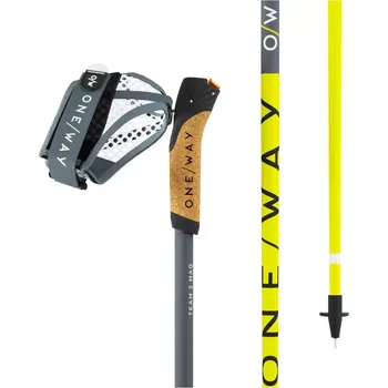 Nordic walkingová hůl Hůlky Oneway TEAM 2 MAG 125 žlutá/černá