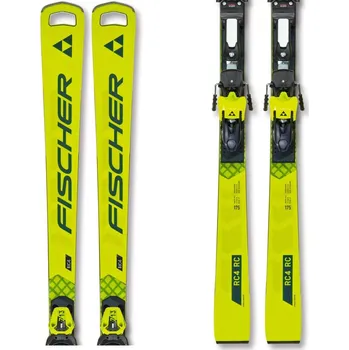 Sjezdové lyže Lyže Fischer RC4 WC RC PRO M-PLATE + RC4 Z13 FF 23/24 185 žlutá/černá