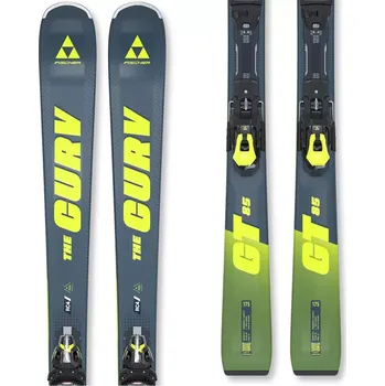 Sjezdové lyže Lyže Fischer THE CURV GT 85 MT + RSW 12 PR 25/26 182 černá/žlutá