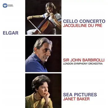 Zahraniční hudba Cello Concerto Jacqueline Du Pre, Janet Baker, Sir John Barbirolli, Londýnský symfonický orchestr, Vinylová Deska