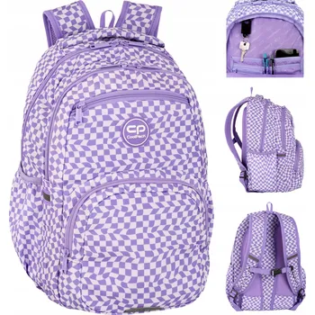 Školní batoh Školní batoh pro mládež CoolPack Pick Yoghurt kostkovaný šachovnice