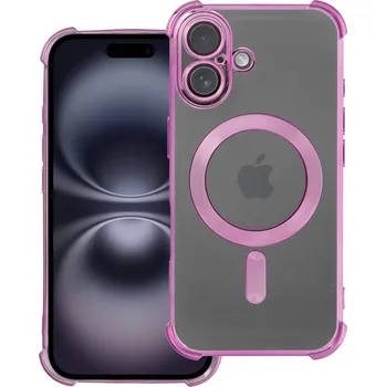 Náhradní díl pro mobilní telefon Kryt pouzdra Antishock Electro iPhone 16 s MagSafe Pink