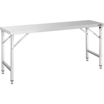 Jídelní stůl G.Gastro Pracovní stůl z nerezové oceli - skládací - 1800x600mm
