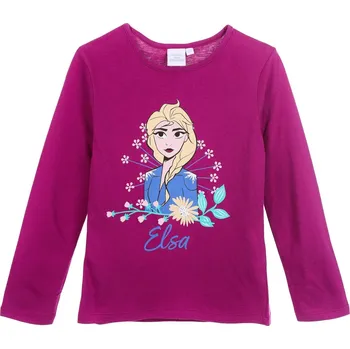 Dívčí tričko Frozen (Ledové království) TRIKO FROZEN dlouhý rukáv (fialové) Velikost: 110
